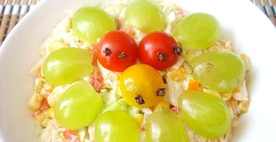 Салат Разноцветный