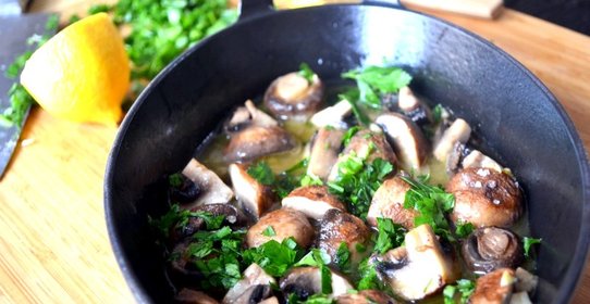 Шампиньоны, запеченные в духовке