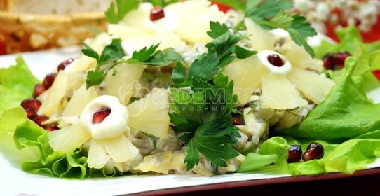 Салат «Цветочки»