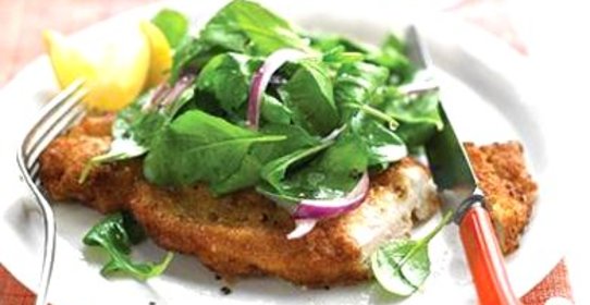 Курица с руколлой