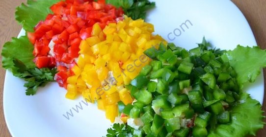 Салат Светофор