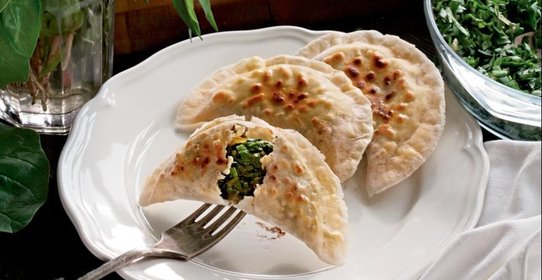 Кутабы с зеленью