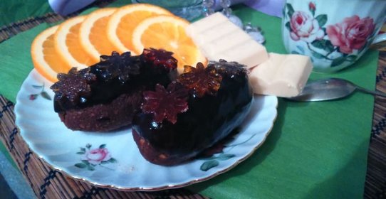 Пирожное картошка с мармеладом