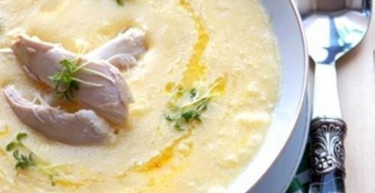 Куриный суп с миндалем