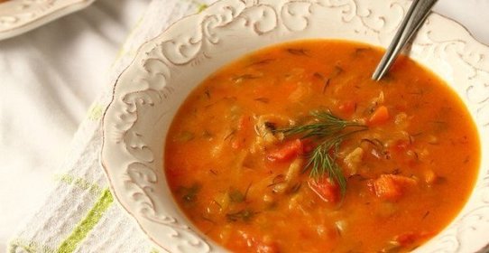 Постный борщ со свеклой