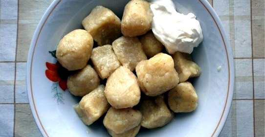 Галушки без яиц