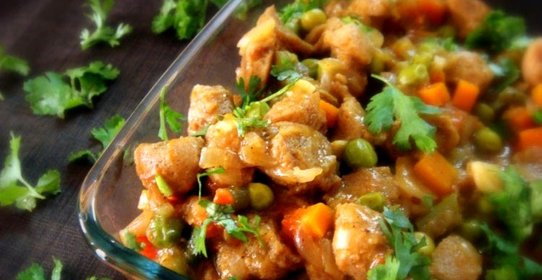 Соевое мясо в мультиварке