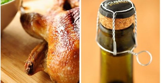 Запеченный гусь с соусом из яблочного сидра