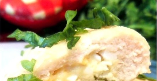 Зразы рыбные с сыром