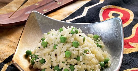 Пулао с зеленым горошком