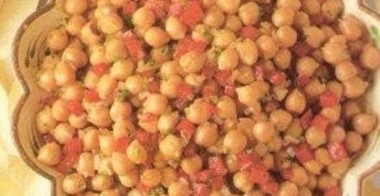 Салат из турецкого гороха (нут)