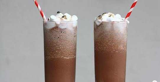 Охлажденный горячий шоколад