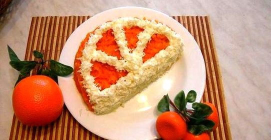 Салат Апельсиновая долька
