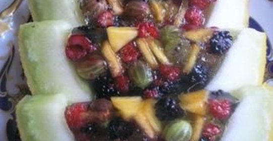 Заливная дыня Фруктовый микс