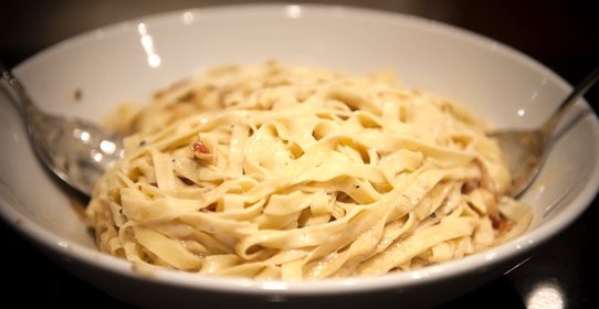 Карбонара со сливками