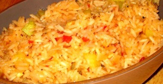 Рис с кабачками