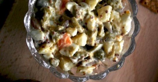 Оливье с ростбифом