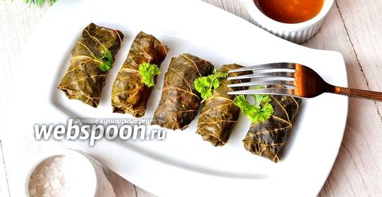Долма из куриного мяса с гречкой