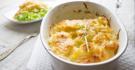 Гратен из картофеля