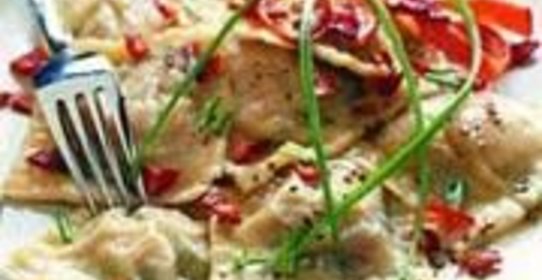 Маульташен c начинкой из шпината