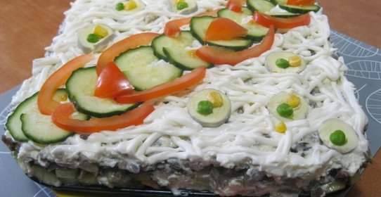 Салат Курочка Ряба