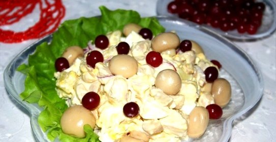 Салат Новогодний лес