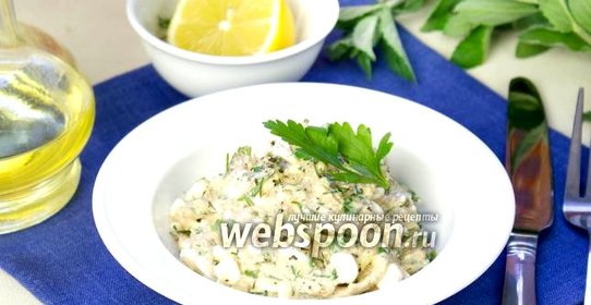 Быстрый салат с тунцом и творогом