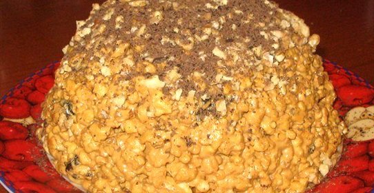 Торт «Муравейник» с масляным кремом