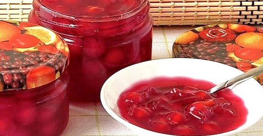 Варенье из черешни с косточкой
