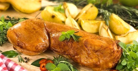 Кролик в горчичной панировке