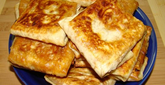 Горячая закуска из лаваша