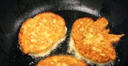 Блинчики из кабачков и манки