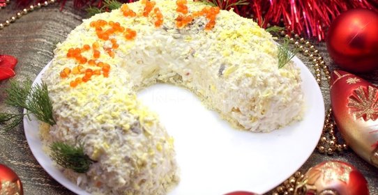 Салат из яиц и картофеля