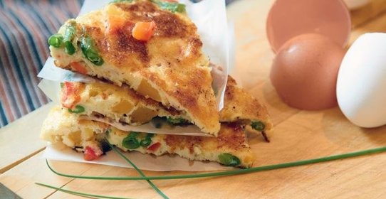 Омлет с овощами