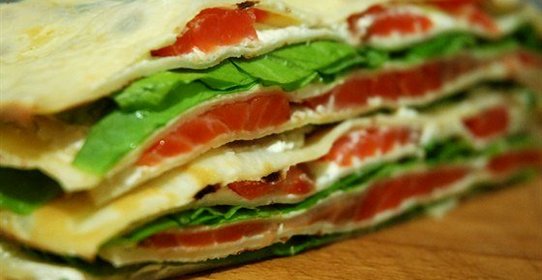 Блинные канапе