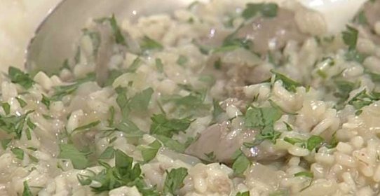 Ризотто с печенью