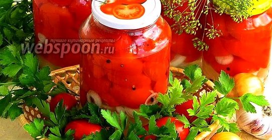 Помидоры в желе на зиму