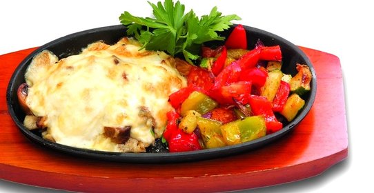 Гусь в духовке кусочками