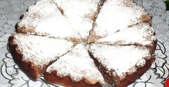 Шоколадный бисквит с глазурью