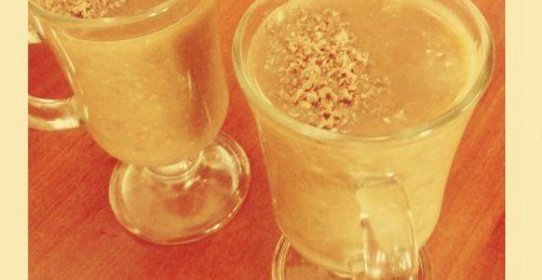 Кофейный смузи с шоколадом и бананом