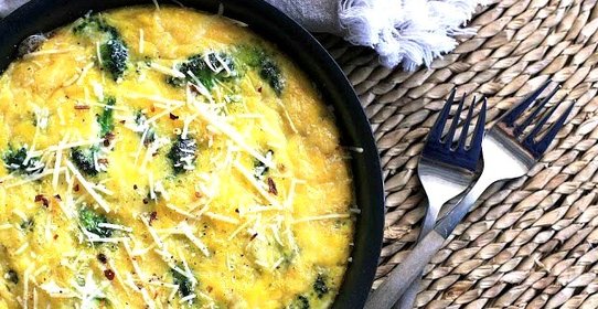 Омлет с брокколи