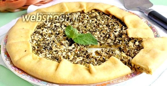 Галета с творогом и зеленью