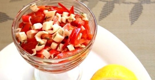 Салат Красное море