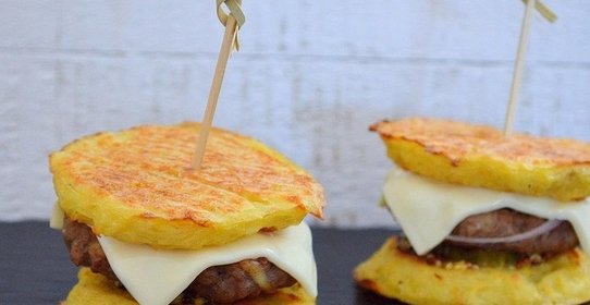 Картофельные бургеры с мясом