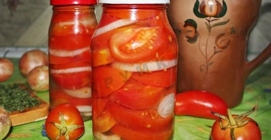 Помидоры в желе с желатином на зиму