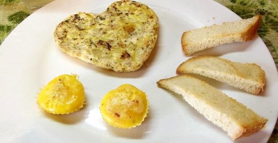 Яйца в духовке на завтрак