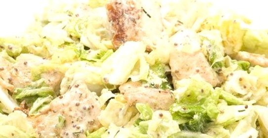 Салат из пекинской капусты с сухариками