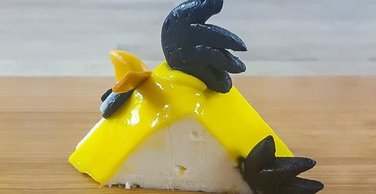 Йогуртовый крем Angry Birds с апельсиновым конфи