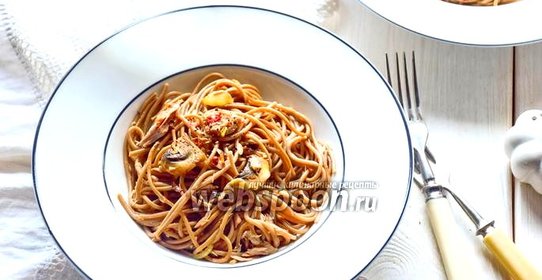 Гречневая лапша с тунцом