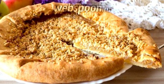 Яблочная галета со штрейзелем